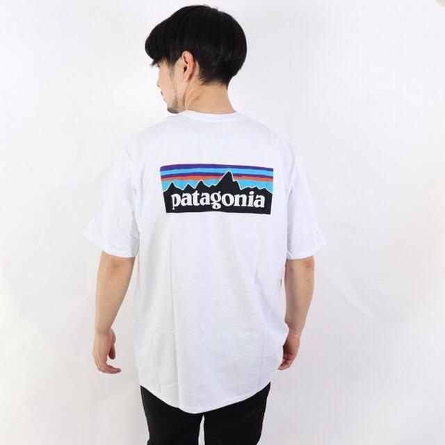 patagonia Tシャツ P-6 LOGO ポケット　ホワイト XS