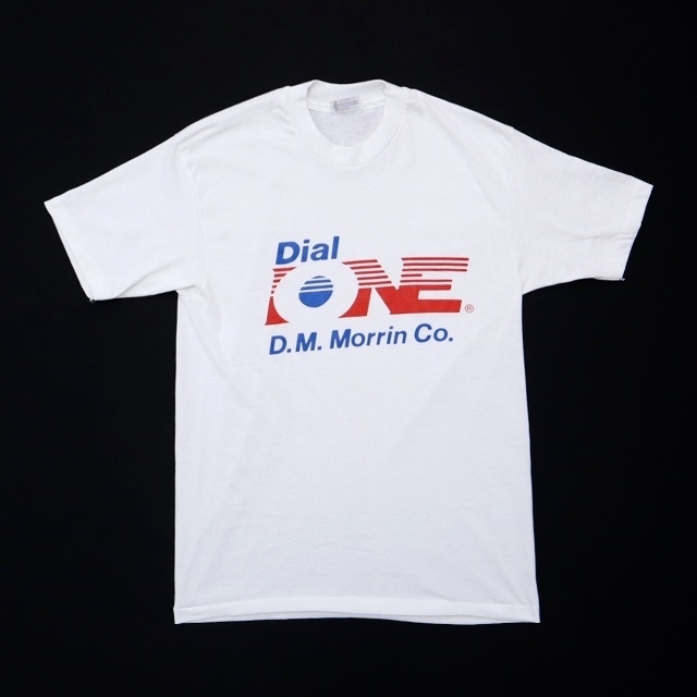 デッドストック 80s ビンテージ ヘインズ Tシャツ 企業 メンズ 白