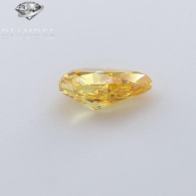 イェローダイヤモンドルース/ F.V.O.YELLOW/ 0.152 ct.0152ctカラー