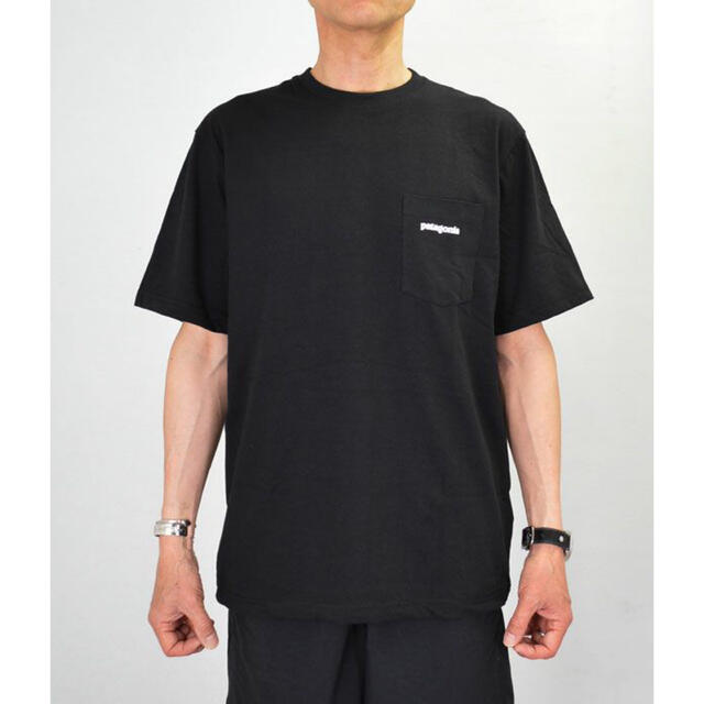 patagonia Tシャツ P-6 LOGO ポケット ブラック L 【待望