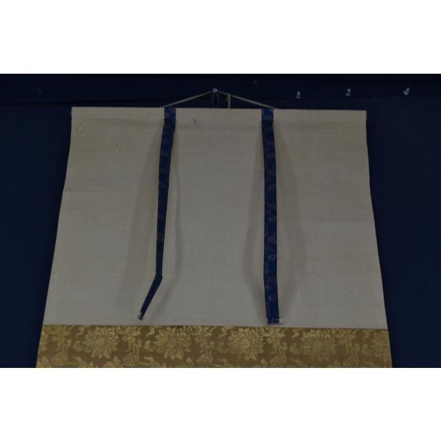 真作】大徳寺/沢庵和尚/天祐紹杲/古書/横物/金襴表装/掛軸☆宝船 真作】大徳寺/沢庵和尚/天祐紹杲/古書/横物/金襴表装/掛軸☆宝船