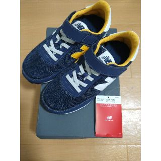 ニューバランス(New Balance)のニューバランス キッズ スニーカー 22cm YZ720 ネイビー イエロー(スニーカー)