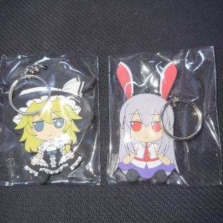 東方Project ラバーキーホルダー アクリルキーホルダー ふもふも(キャラクターグッズ)