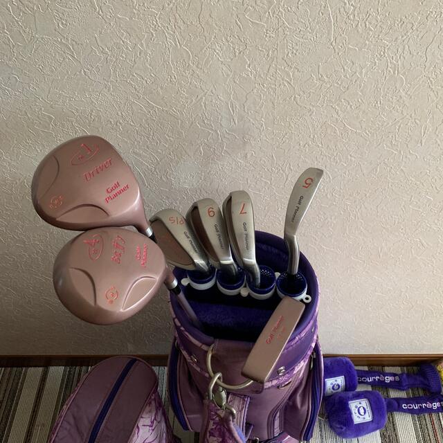 初心者レディースゴルフクラブセット💕courreges&GolfPlannerの