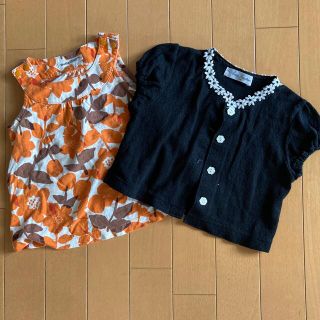 ベベ(BeBe)の80センチ　2枚セット(Ｔシャツ)