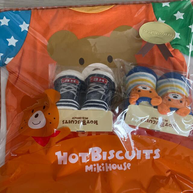 HOT BISCUITS(ホットビスケッツ)のミキハウス  ホットビスケッツ　80 ４点セット キッズ/ベビー/マタニティのベビー服(~85cm)(Ｔシャツ)の商品写真