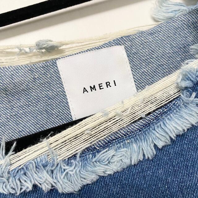 Ameri VINTAGE(アメリヴィンテージ)のAMERI VINTAGE アメリヴィンテージ　デニム　タンクトップ レディースのトップス(タンクトップ)の商品写真