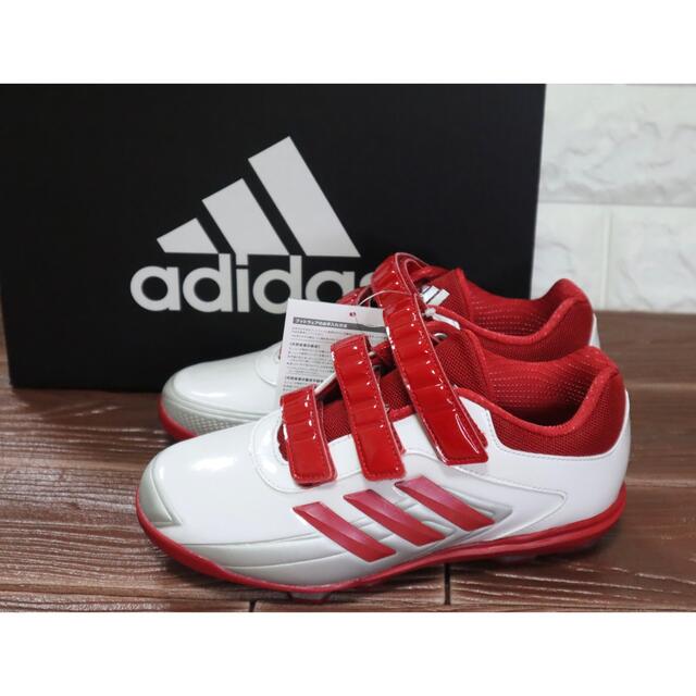 adidas(アディダス)の新品 24.5㎝ adidas アディダス　キッズ　野球スパイク　アディゼロ  スポーツ/アウトドアの野球(シューズ)の商品写真