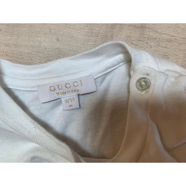 Gucci(グッチ)のGUCCI ベビー服　ロゴ　Tシャツ　グッチ キッズ/ベビー/マタニティのベビー服(~85cm)(Ｔシャツ)の商品写真