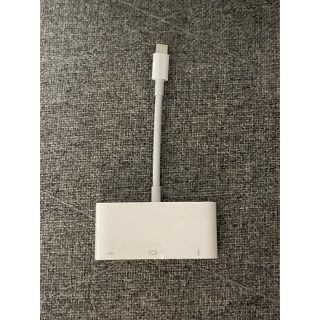 アップル(Apple)のUSB-C VGA Multiportアダプタ　Apple純正品(映像用ケーブル)