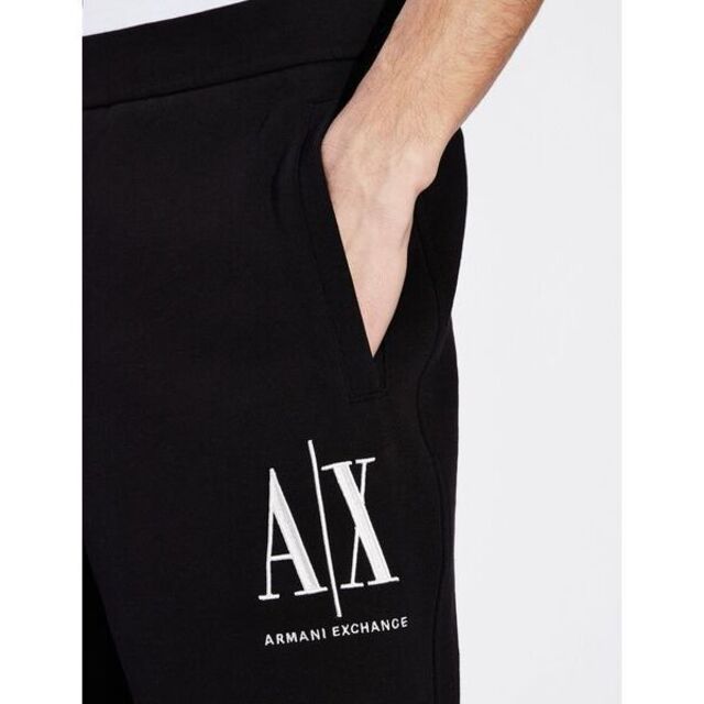 ARMANI EXCHANGE(アルマーニエクスチェンジ)のアルマーニエクスチェンジ ロゴ 刺繍 スウェット ハーフパンツ 短パン/Ｌ☆新品 メンズのパンツ(ショートパンツ)の商品写真
