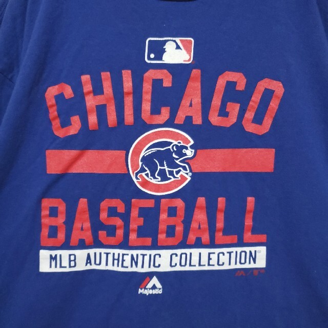 Majestic(マジェスティック)のMLB メジャーリーグシカゴ・カブス オフィシャルTシャツ  2XL メンズのトップス(Tシャツ/カットソー(半袖/袖なし))の商品写真