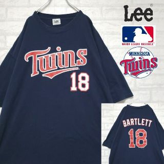 リー(Lee)のLee × MLB メジャーリーグ ミネソタ・ツインズ Tシャツ ゼッケン18(Tシャツ/カットソー(半袖/袖なし))