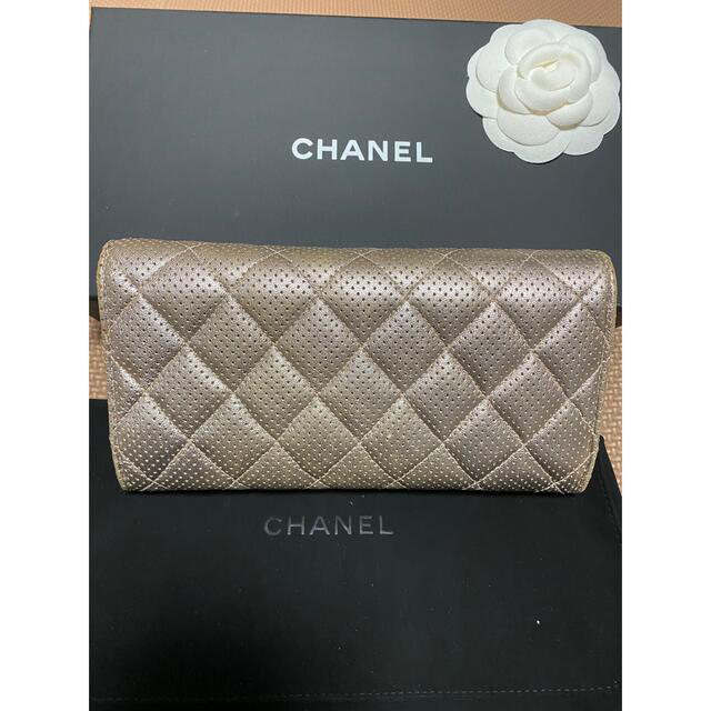 CHANEL(シャネル)の専用☆シャネル　長財布　メタリックカラーレザー　ココマーク金 レディースのファッション小物(財布)の商品写真