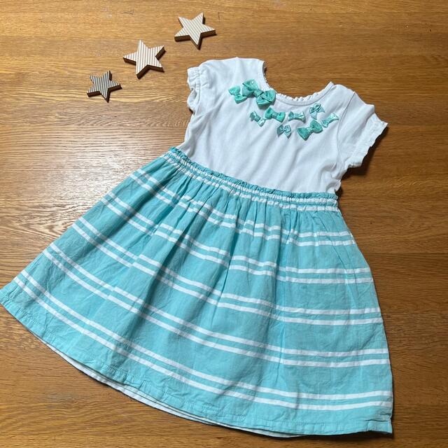 mezzo piano(メゾピアノ)のメゾピアノ　ワンピース　110cm キッズ/ベビー/マタニティのキッズ服女の子用(90cm~)(ワンピース)の商品写真