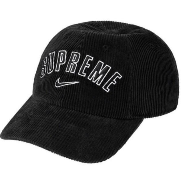 キャップSupreme Nike Arc Corduroy 6-Panel Black