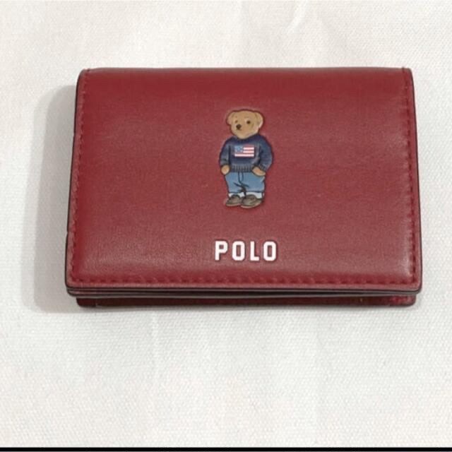 POLO RALPH LAUREN(ポロラルフローレン)のラルフローレン　ポロベア　カードケース レディースのファッション小物(名刺入れ/定期入れ)の商品写真