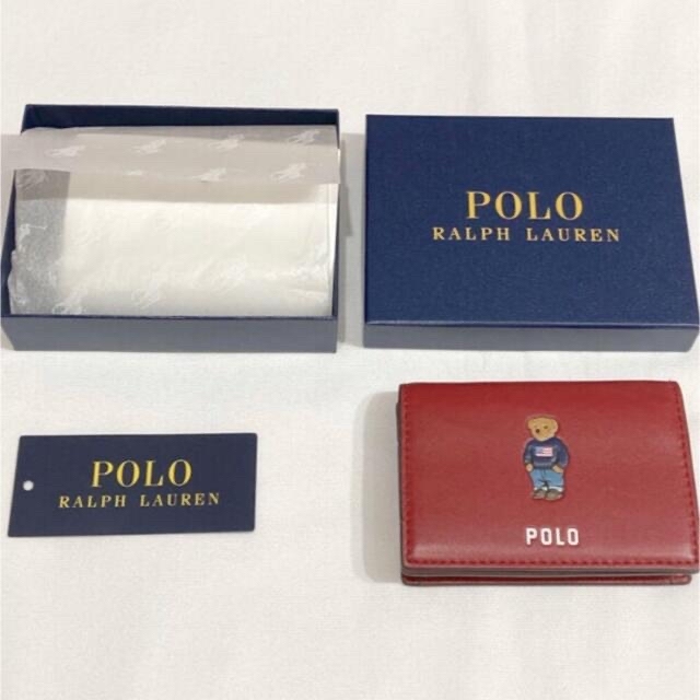 POLO RALPH LAUREN(ポロラルフローレン)のラルフローレン　ポロベア　カードケース レディースのファッション小物(名刺入れ/定期入れ)の商品写真