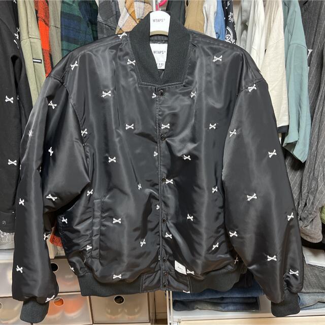 WTAPS 22SS TEAM JACKET BLACKナイロンジャケット