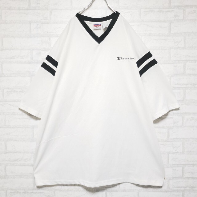 Champion(チャンピオン)のチャンピオン Champion ビッグシルエットリンガーTシャツ ラインカラー メンズのトップス(Tシャツ/カットソー(半袖/袖なし))の商品写真