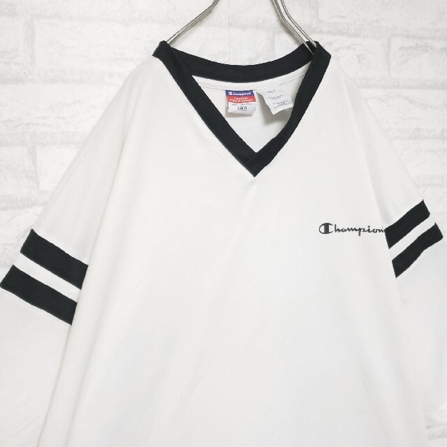 Champion(チャンピオン)のチャンピオン Champion ビッグシルエットリンガーTシャツ ラインカラー メンズのトップス(Tシャツ/カットソー(半袖/袖なし))の商品写真