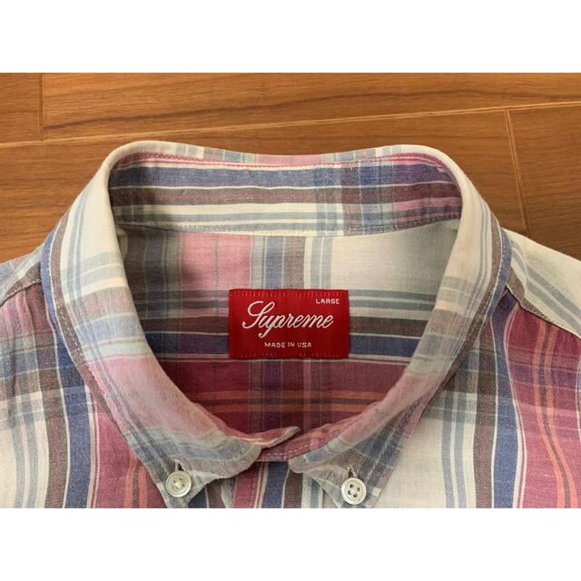 Supreme 半袖シャツ チェック