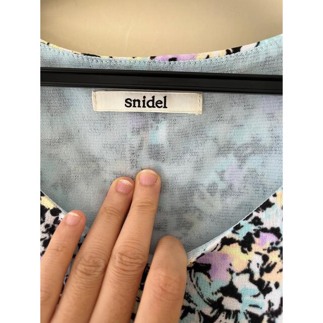 SNIDEL(スナイデル)の新品スナイデルSNIDELリトルフラワーフレアワンピース花柄ワンピース レディースのワンピース(ミニワンピース)の商品写真