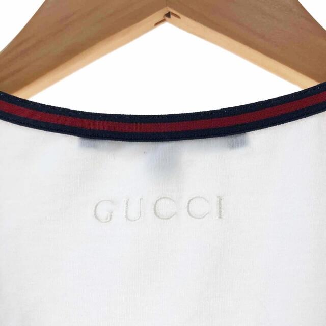 Gucci(グッチ)の〇〇GUCCI グッチ レディース Tシャツ サイズＳ ホワイト レディースのトップス(Tシャツ(長袖/七分))の商品写真