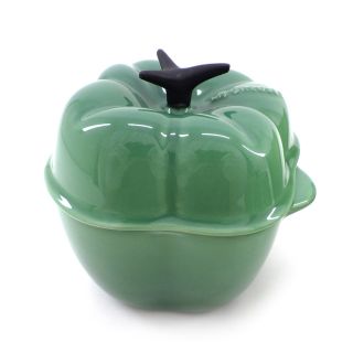 Le Creuset ル・クルーゼ ココット・ピーマン ローズマリー 18cm & 両手鍋 ミニ・ピーマン ジェイド 計2点 食器 キャセロール【送料無料】