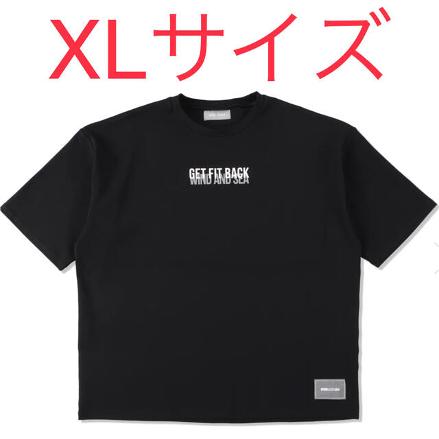 Tシャツ/カットソー(半袖/袖なし)Wind And Sea Tシャツ　BLACK XLサイズ