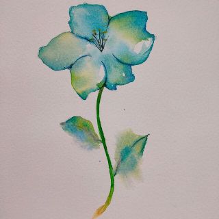 花の水彩画(絵画/タペストリー)