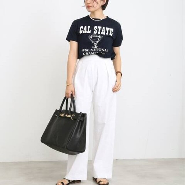 DeuxiemeClasse stretch twill タックパンツ