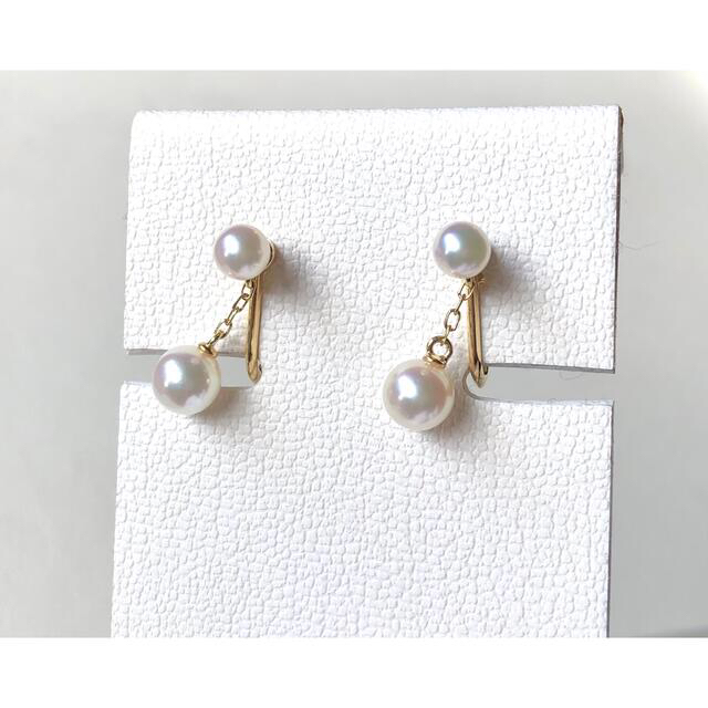 MIKIMOTO アコヤベビーパールイヤリング K18