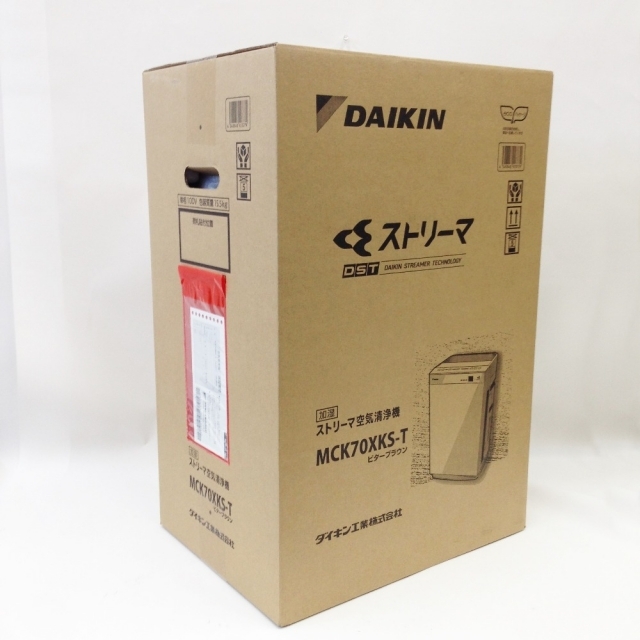 DAIKIN(ダイキン)の〇〇DAIKIN ダイキン 加湿  空気清浄機 ビターブラウン MCK70XKS-T ブラウン 未開封品 スマホ/家電/カメラの生活家電(空気清浄器)の商品写真