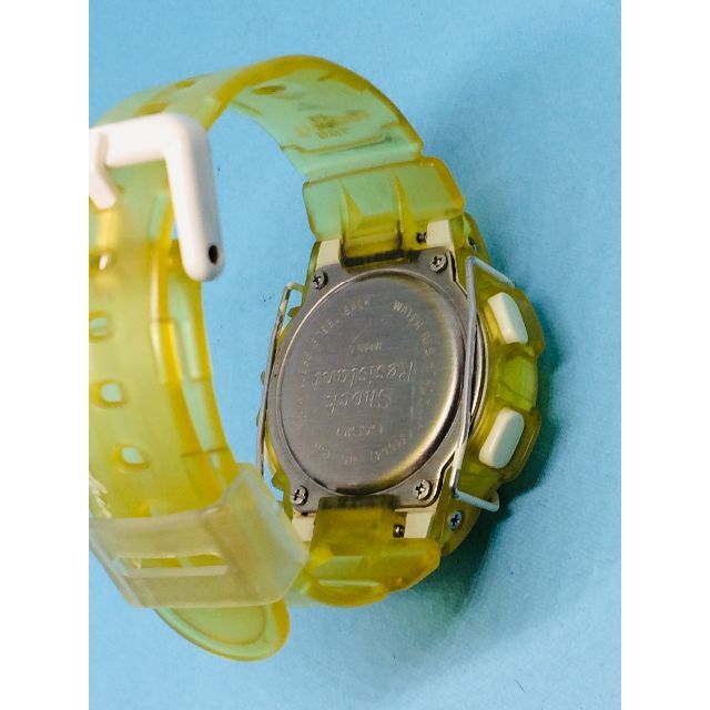 CASIO(カシオ)のF30）人気の(*'▽')カシオ・ベビーG電池交換済みBG-350イエロー腕時計 レディースのファッション小物(腕時計)の商品写真