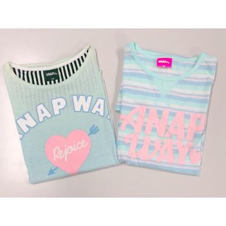 アナップキッズ(ANAP Kids)のANAP  ワンピース　Tシャツ　サイズ130(ワンピース)