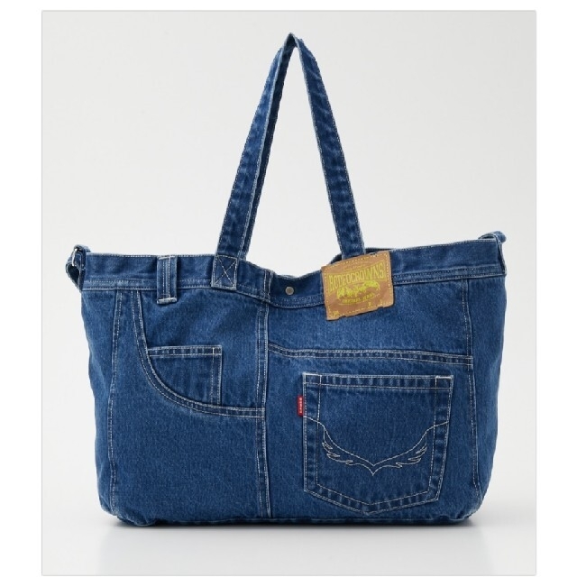 RODEO CROWNS WIDE BOWL - RCWB 0528 R LOGO DENIM BAGの通販 by