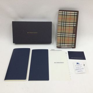 バーバリー(BURBERRY)の〇〇BURBERRY バーバリー ノバチェック 手帳 手帳カバー ベージュ x ブラウン(その他)