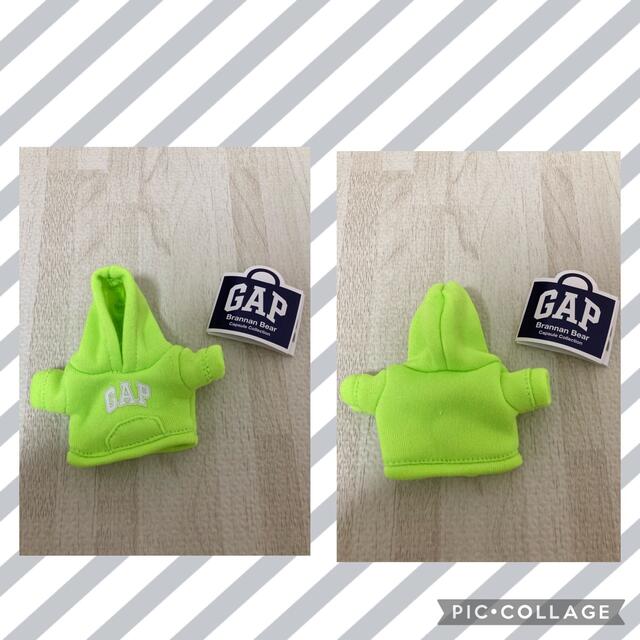 GAP(ギャップ)の【新品•未使用品】GAPガチャ　黄緑パーカーのみ エンタメ/ホビーのおもちゃ/ぬいぐるみ(キャラクターグッズ)の商品写真