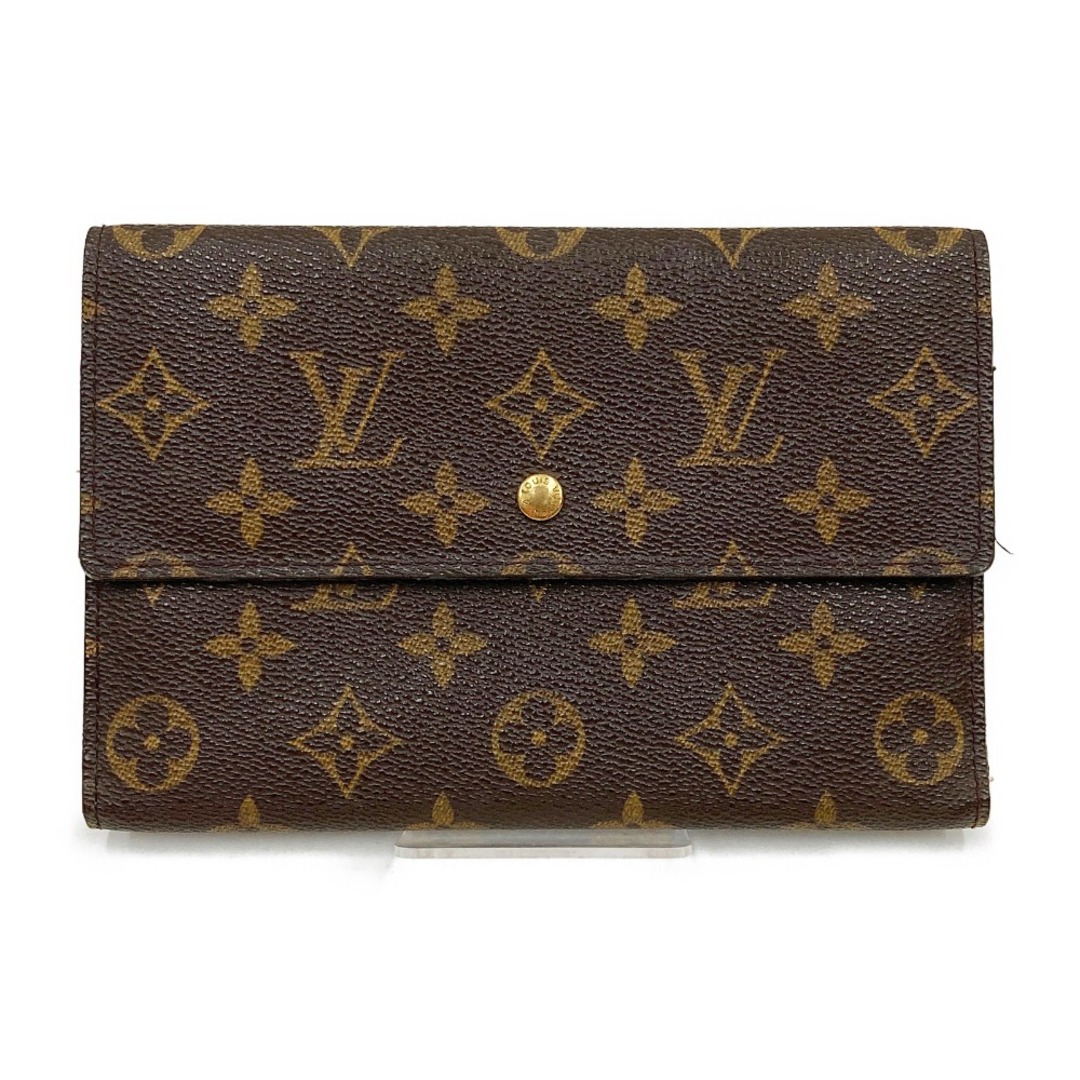 〇〇LOUIS VUITTON ルイヴィトン モノグラム ポシェット パスポール パスポートケース カードケース M60135 ブラウン