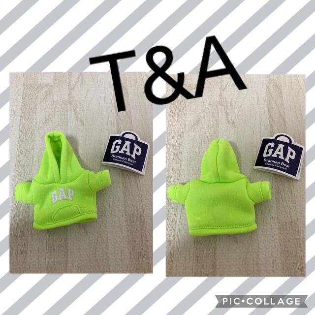 GAP(ギャップ)の【新品•未使用品】GAPガチャ　黄緑パーカーのみ エンタメ/ホビーのおもちゃ/ぬいぐるみ(キャラクターグッズ)の商品写真