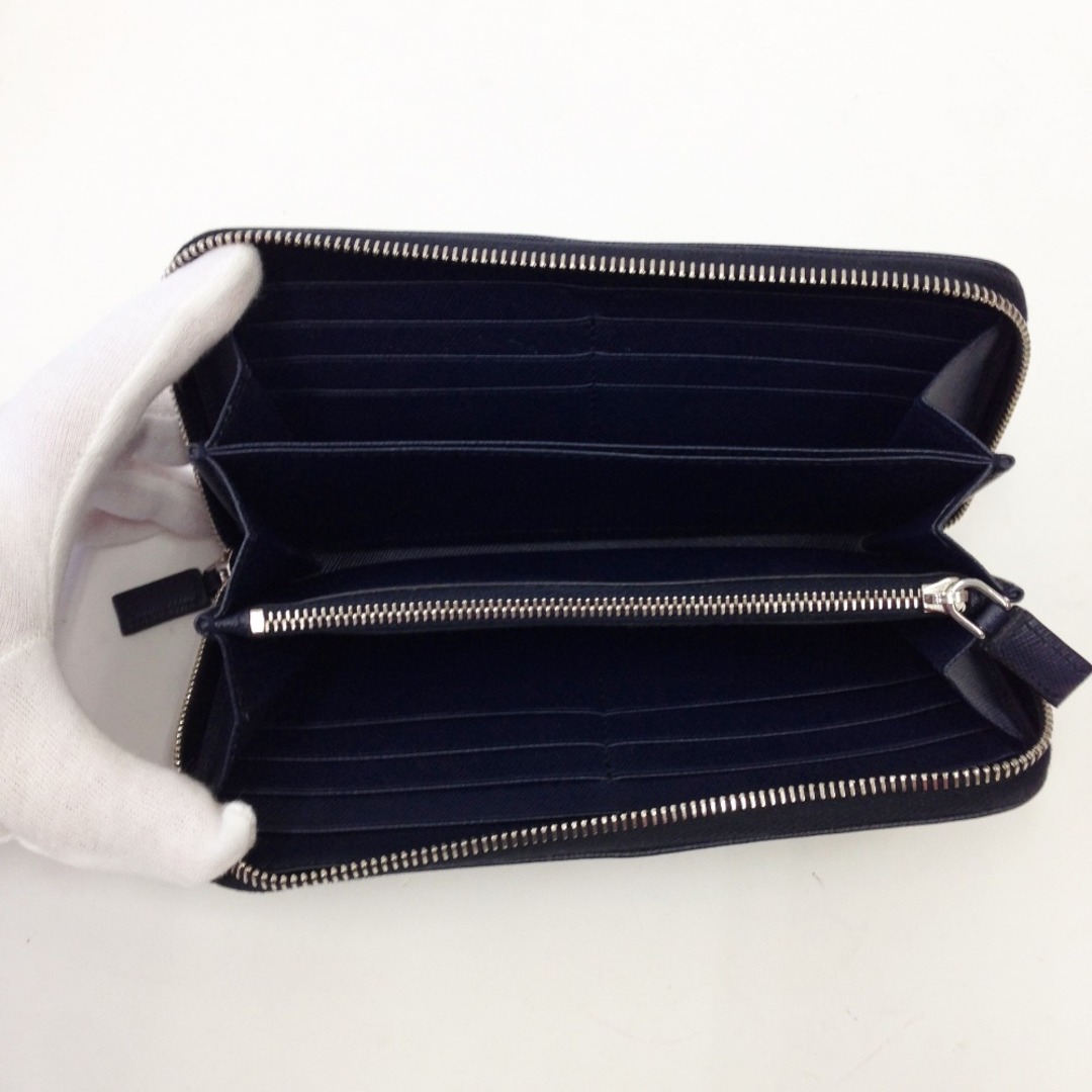 PRADA(プラダ)の〇〇PRADA プラダ ラウンドファスナー 長財布  2M1317 ネイビー レディースのファッション小物(財布)の商品写真