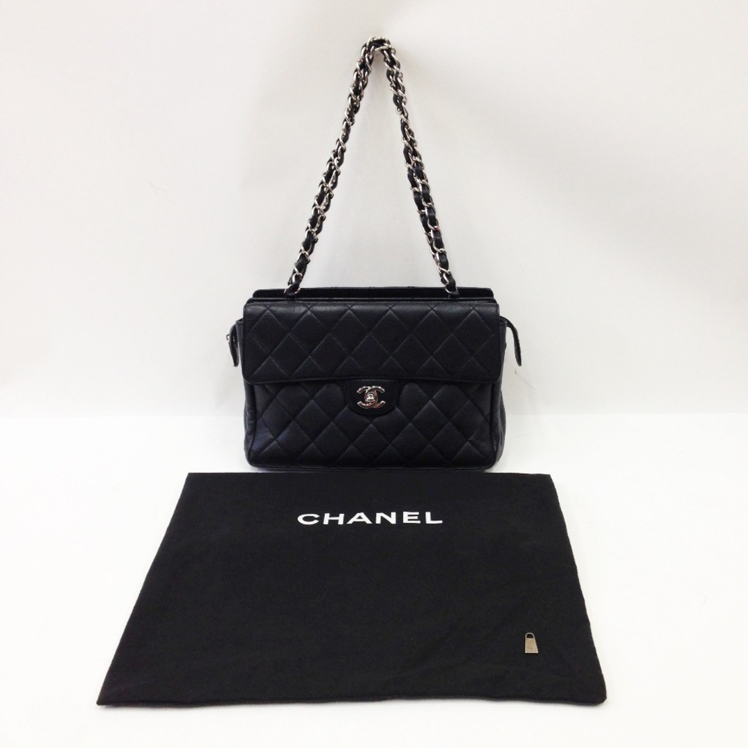 CHANEL(シャネル)の〇〇CHANEL シャネル マトラッセ チェーン ハンドバッグ ワンショルダー ブラック レディースのバッグ(その他)の商品写真