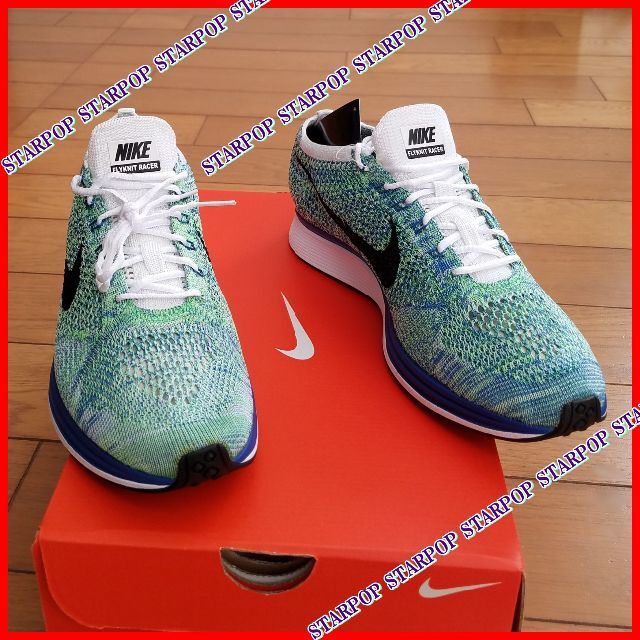 NIKE - NIKE FLYKNIT RACER フライニット レーサー 27cmの通販 by ...