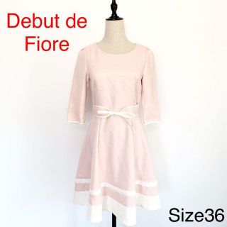 デビュードフィオレ(Debut de Fiore)のDebut de Fiore デビュードフィオレ ワンピース 2948(ひざ丈ワンピース)