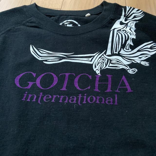 GOTCHA(ガッチャ)の⭐️ GOTCHA  デザインプリント七袖Tシャツ　黒　Mサイズ メンズのトップス(Tシャツ/カットソー(半袖/袖なし))の商品写真