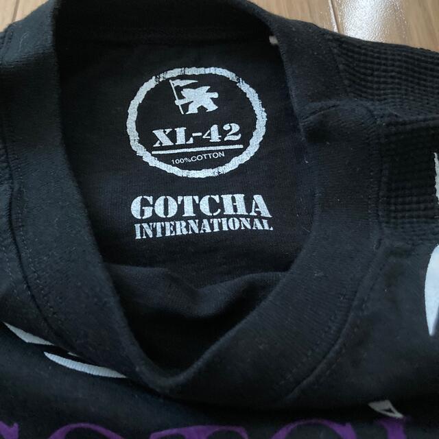 GOTCHA(ガッチャ)の⭐️ GOTCHA  デザインプリント七袖Tシャツ　黒　Mサイズ メンズのトップス(Tシャツ/カットソー(半袖/袖なし))の商品写真