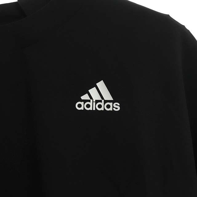 adidas(アディダス)のアディダス × ハイク カットソー 長袖 3本ライン ロゴプリント M 黒 レディースのトップス(カットソー(長袖/七分))の商品写真