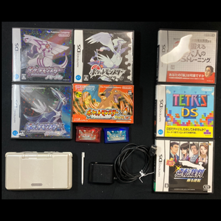 ニンテンドウ(任天堂)のニンテンドーDS10点Set（初期型本体＋ポケモンソフト６本＋おまけソフト３本）(家庭用ゲーム機本体)