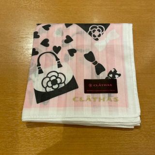 クレイサス(CLATHAS)のクレイサスハンカチピンク(ハンカチ)